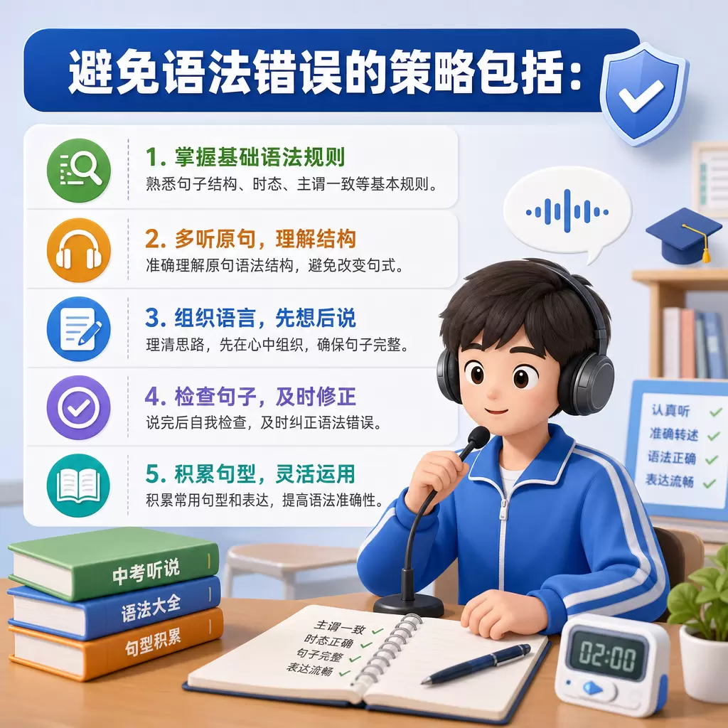 如何提升宣恩武汉中考听说机考听后转述的句子流畅度