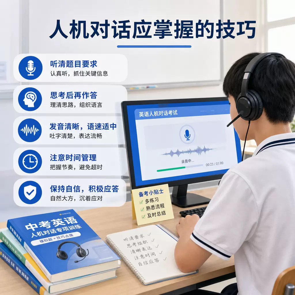 武汉中考英语人机对话线下面授集训的教材推荐与使用技巧