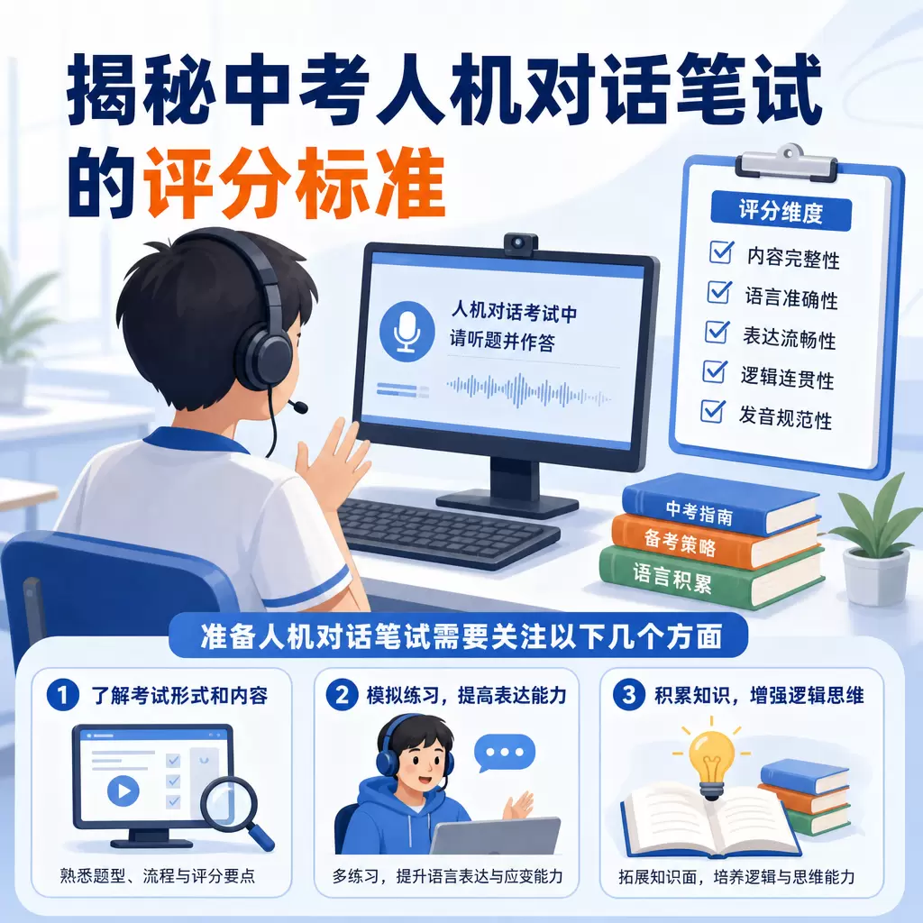 揭秘宣恩武汉中考人机对话笔试的评分标准