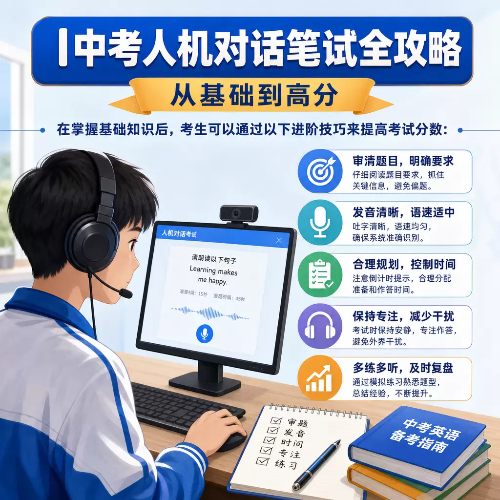 宣恩武汉中考人机对话笔试全攻略：从基础到高分