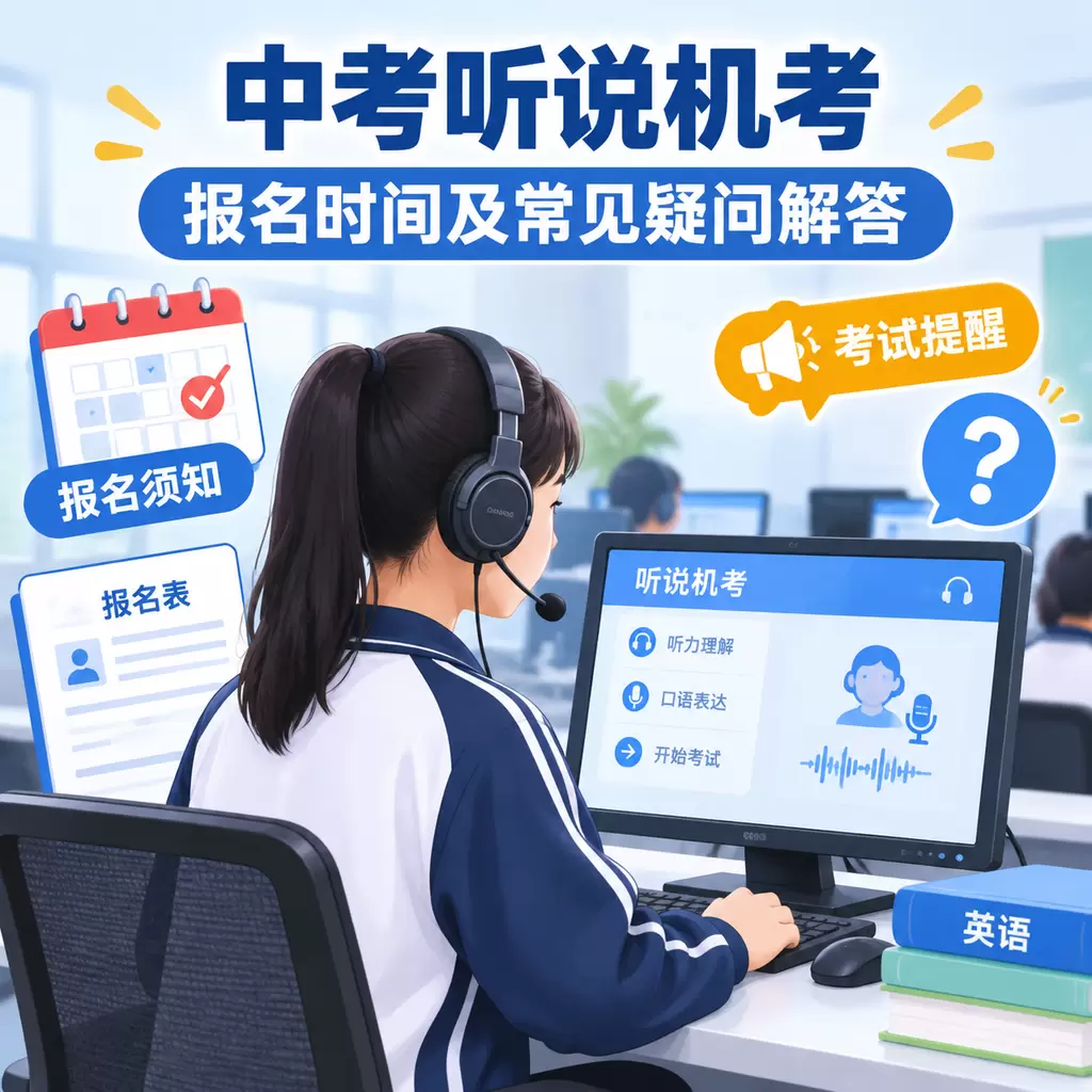 武汉中考听说机考报名时间及常见疑问解答